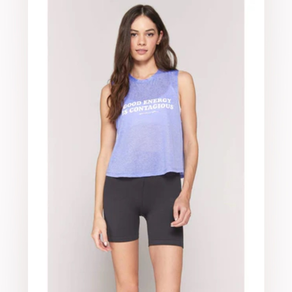 NWOT Spiritual Gangster Good Energy Active  top Tank Top in Lunar Size Large